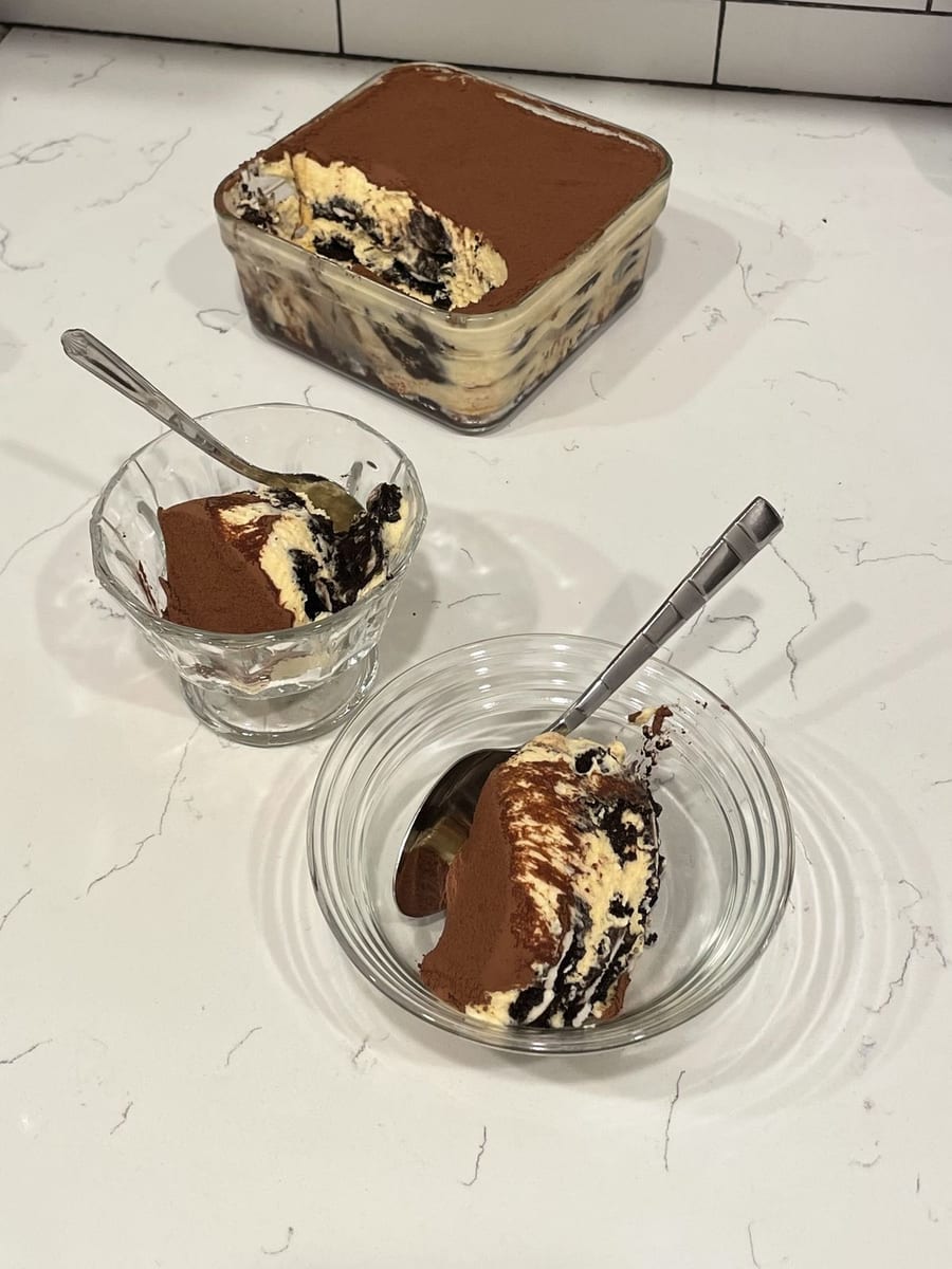 Tiramisu Yogurt Cups, recipe H045 in Bloomplate 500